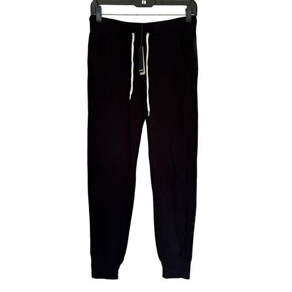 Monrow Mesh Side Panel Sweatpant Jogger - Picture 1 of 4